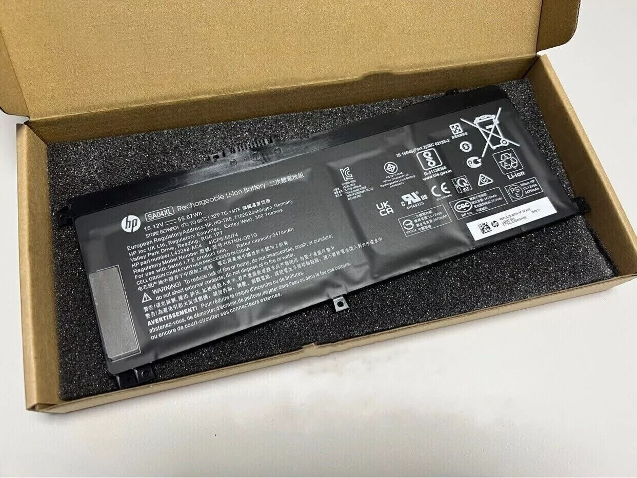 OEM 55.67Wh SA04XL Battery for HP X360 15-DR 15-DR0010TX L43267-005 L43248-541