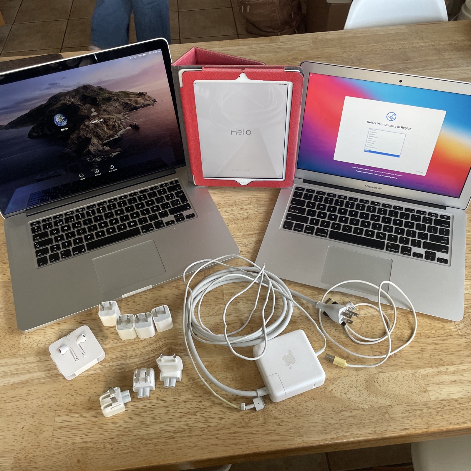 🍎 Apple Bundle – MacBook Pro 2013 | MacBook Air 2013 | iPad2 | AirPods+Acces