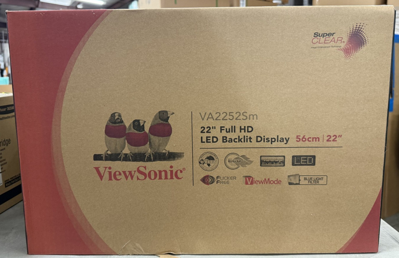 ViewSonic VA2252SM 22″ Full HD 1080p LED-backlit LCD Monitor New In Box