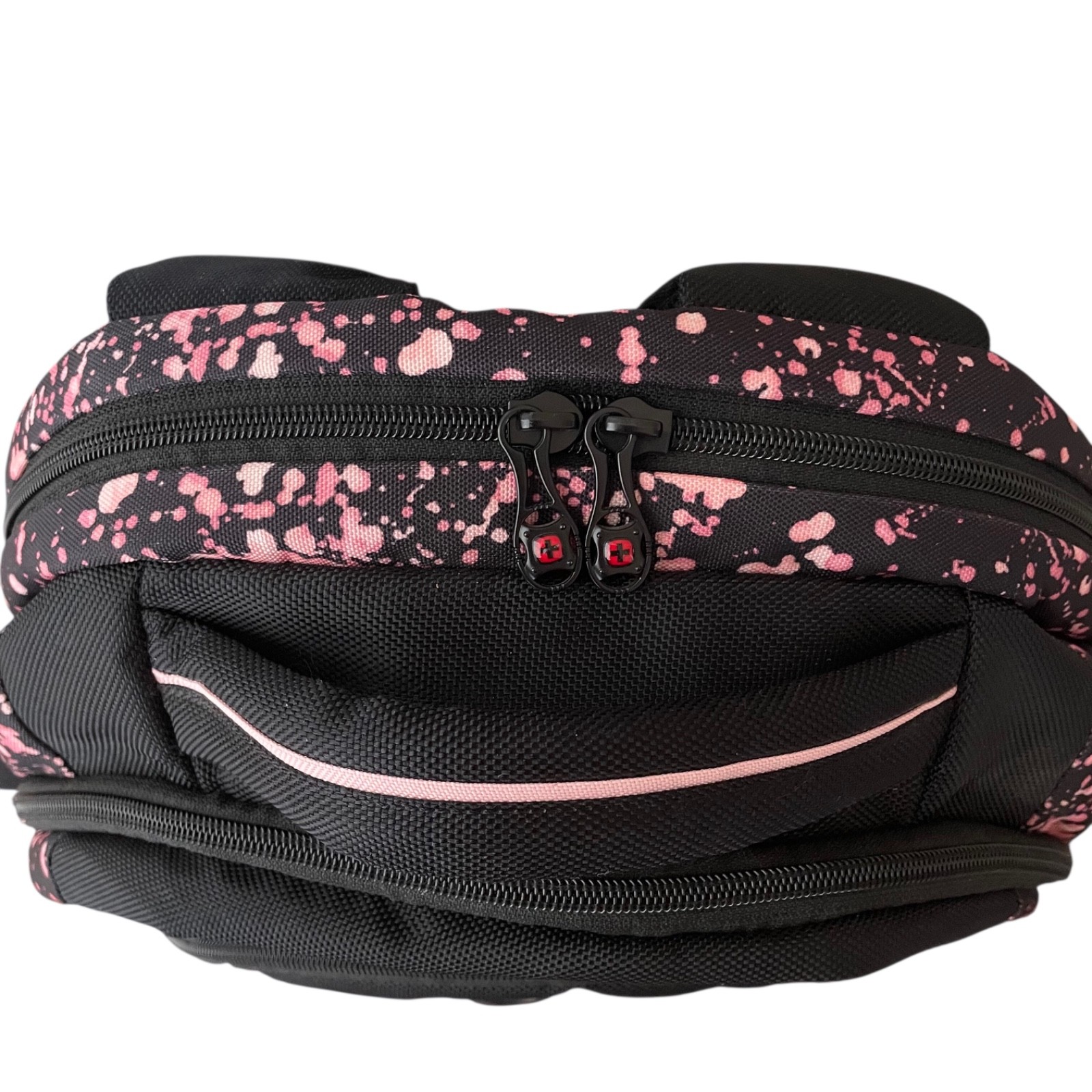 Wenger SwissGear The Sun Backpack 16” Laptop Bag Black/Pink Splatter 605238
