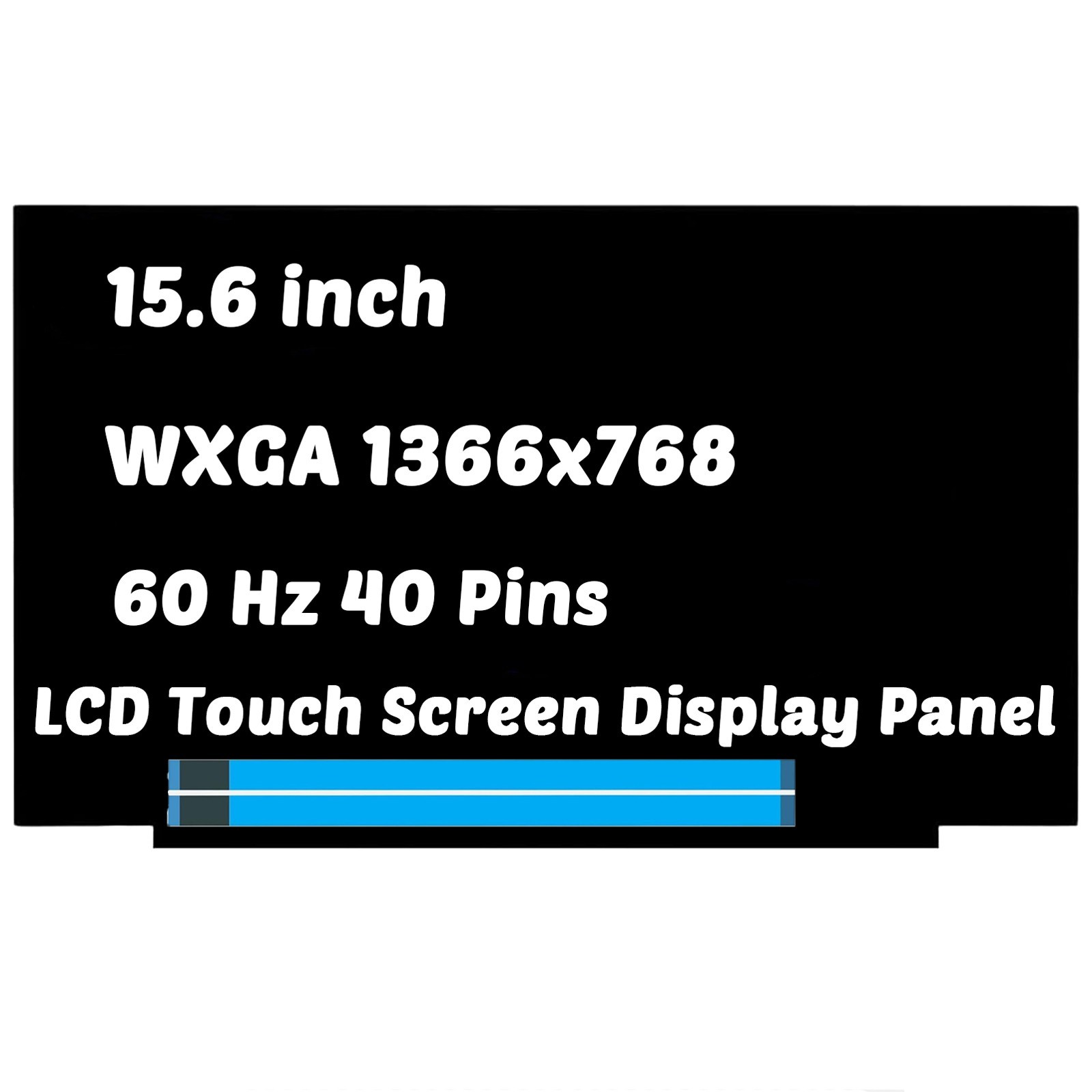 NT156WHM-T03 V8.1 Replacement HD LCD On-Cell Touchscreen Digitizer Display Panel