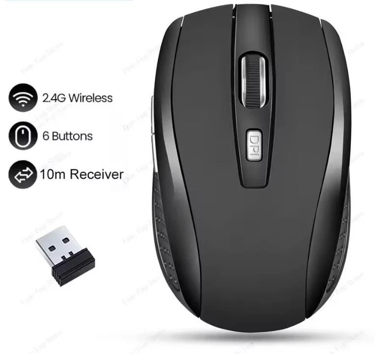 Wireless Optical Mouse Mice 2.4GHz USB Receiver For Laptop PC Computer DPI USA