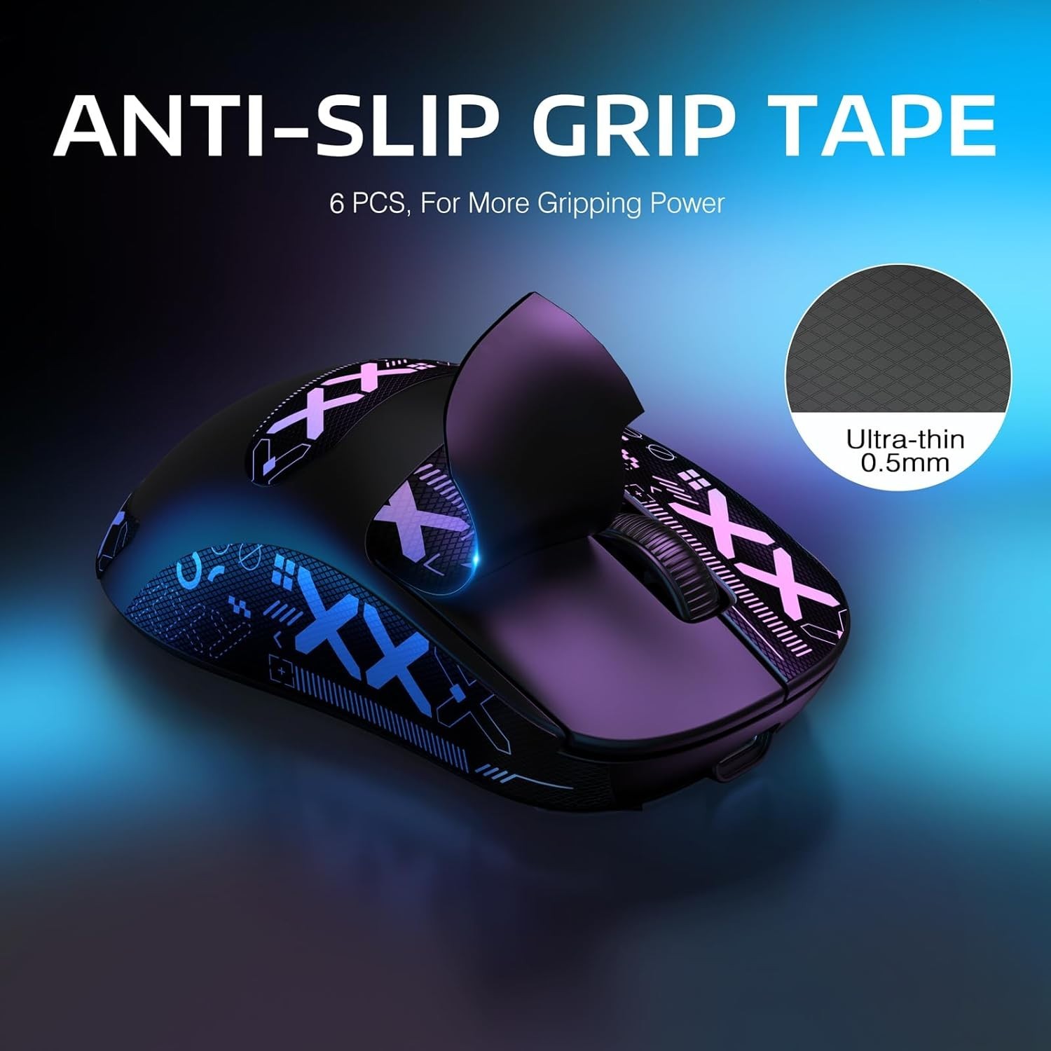 ATTACK SHARK X3 Lightweight Wireless Gaming Mouse, 49g Tri-Mode BT/2.4G/USB-C