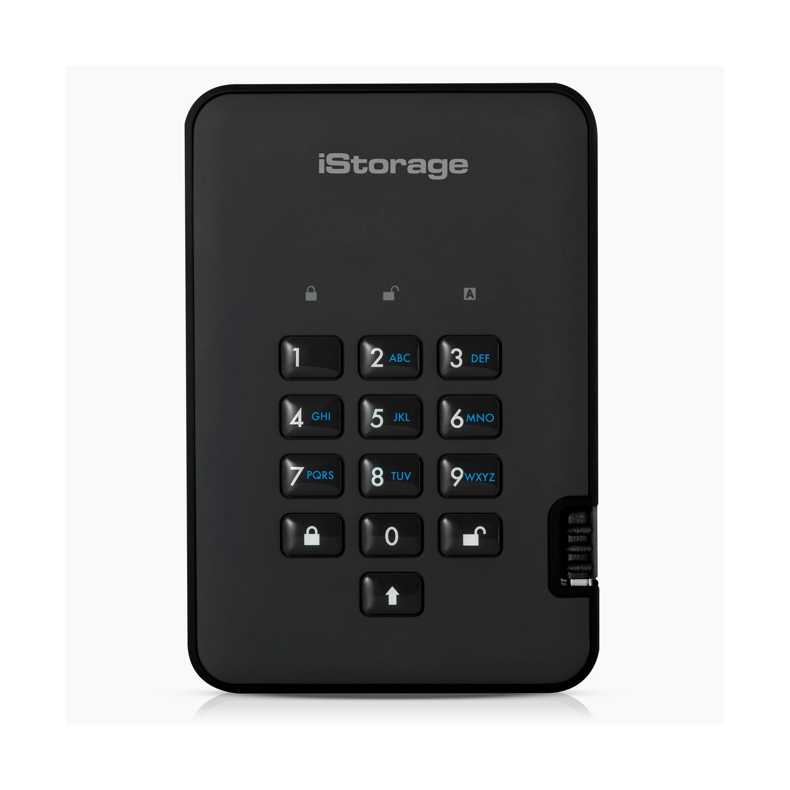 iStorage diskAshur2 SSD 512GB Black | Secure portable solid state drive | Pas…