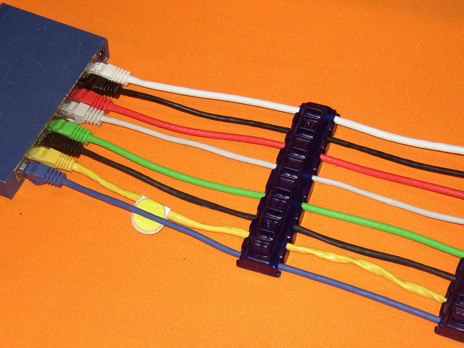 3x, Set of 3, Molded Plastic Cat5/Cat6/Cable/Wire/Hose Organizer Combs, 15 Slots