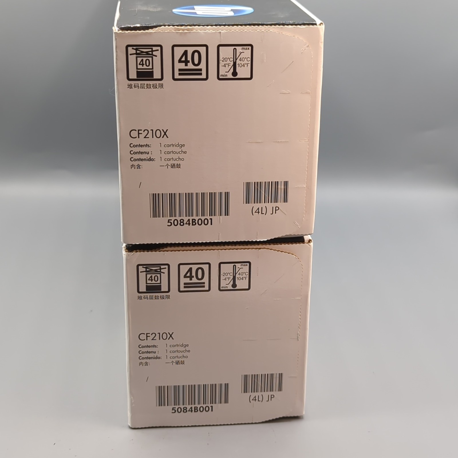 Lot of 2 HP CF210X 131X Genuine High Yield Printer Ink Toner Black 1 Open Box