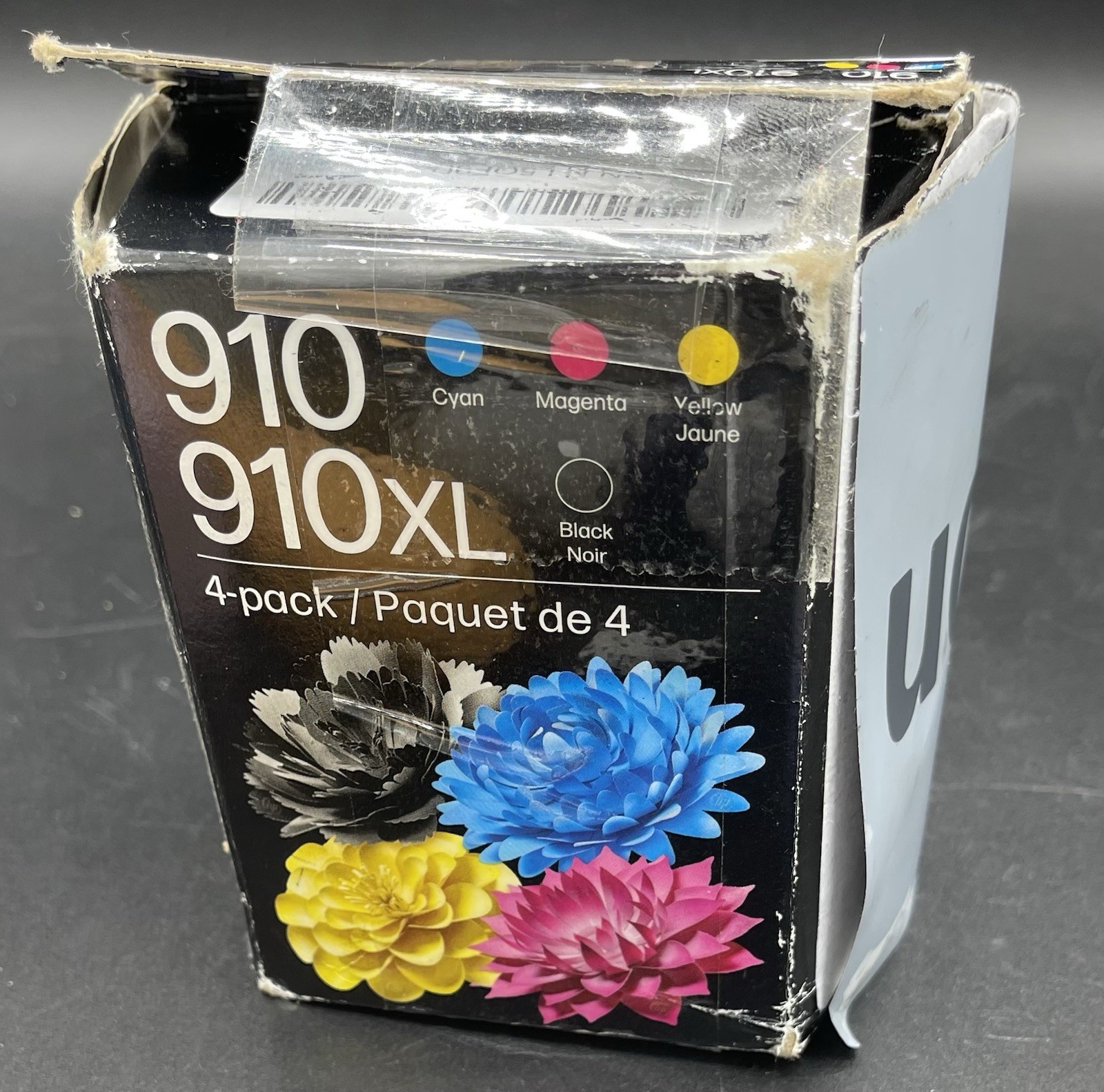 4-PACK HP GENUINE 910XL BLACK & 910 COLOR INK (RETAIL BOX) OFFICEJET PRO 8020