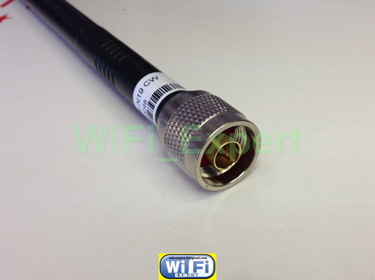 WiFi_Expert New ALFA 2.4GHz 9dBi N TYPE Male High Gain WiFi Wireless Antenna USA