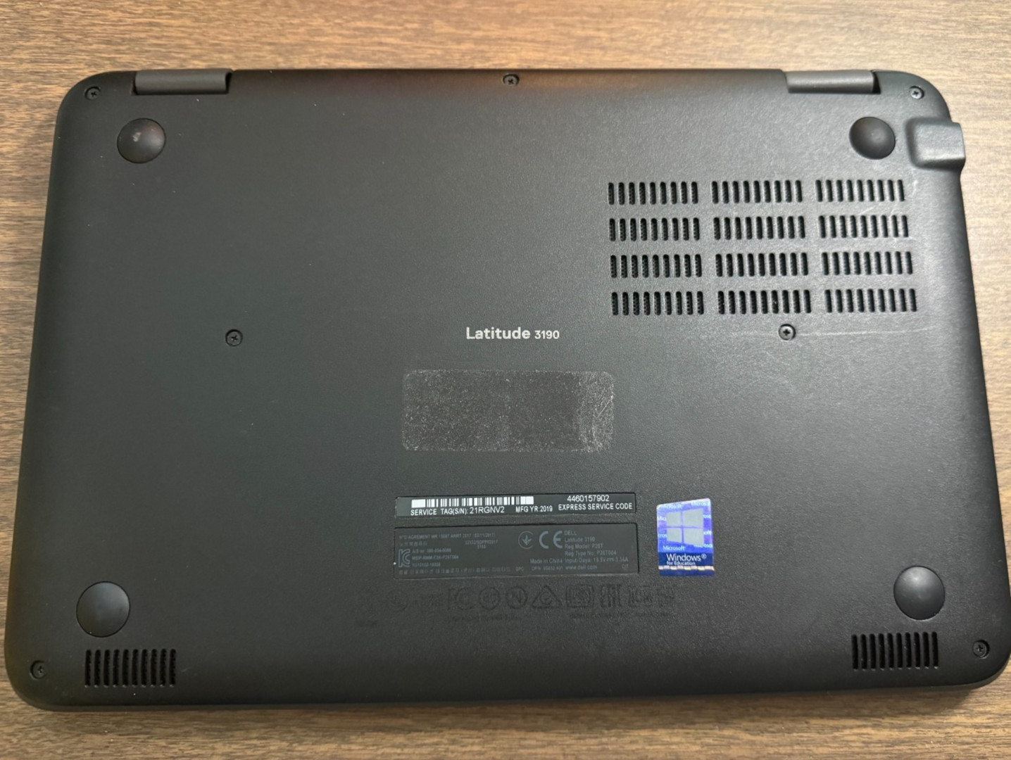 Dell Latitude 3190 Laptop – Used, Intel CPU, 4gb Ram, 62gb HD