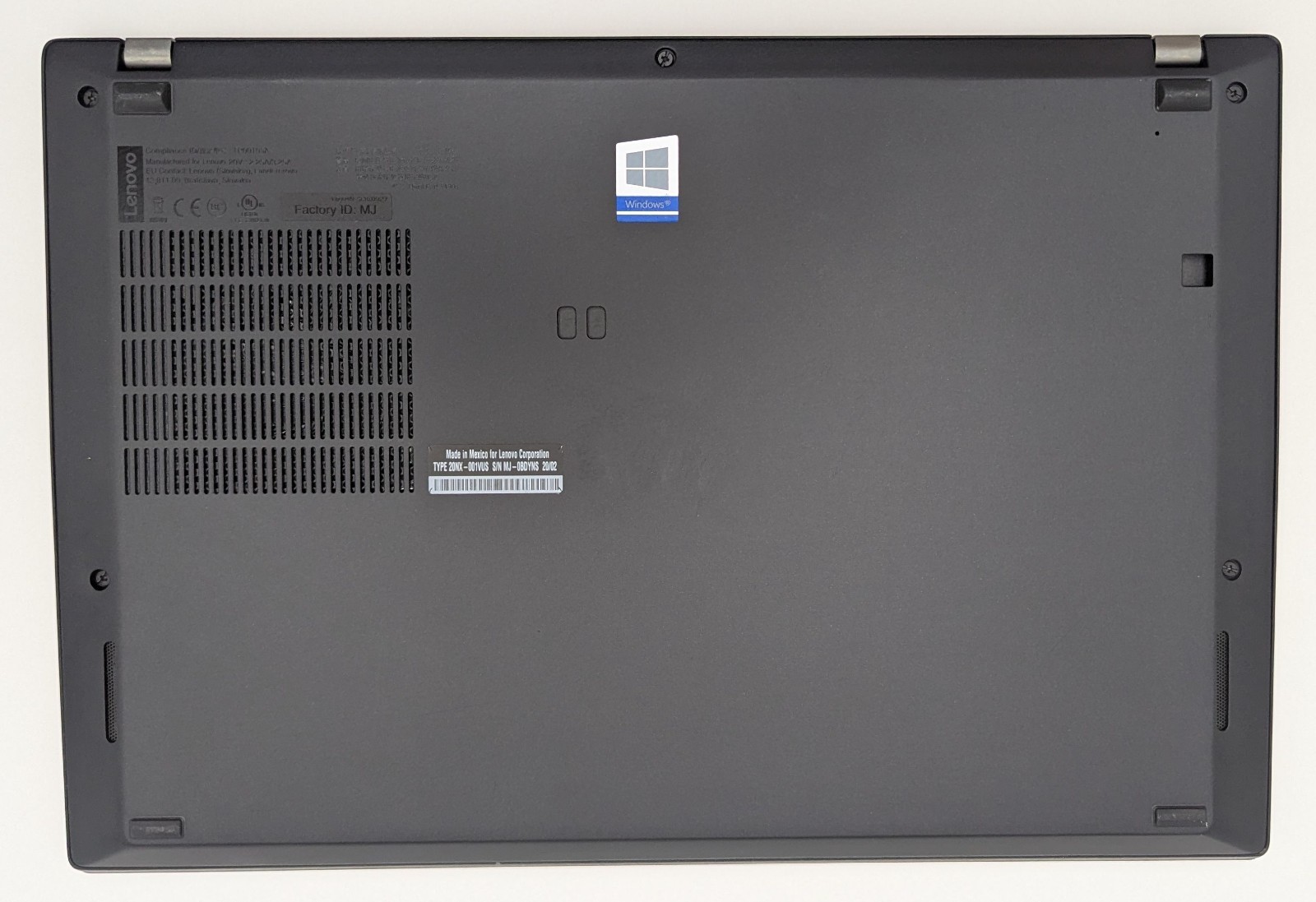 Lenovo ThinkPad T490s 14″ Laptop i5-8265U 1.60GHz 8GB RAM 256GB NVMe Windows 11