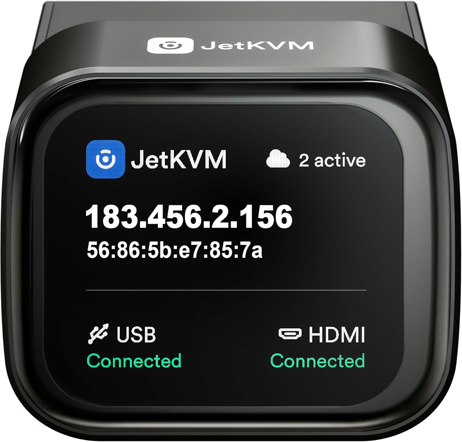 Jetkvm IP KVM PC Remote Control, Jet KVM over IP Ethernet Open-Source with Touch