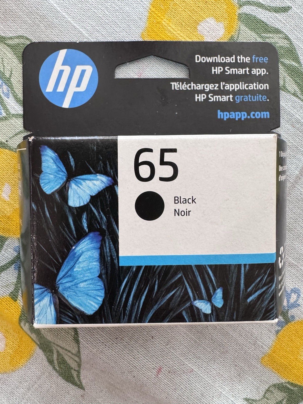 Genuine HP 65 Black Ink Exp. 10/2027 Cartridge OEM Sealed In Box