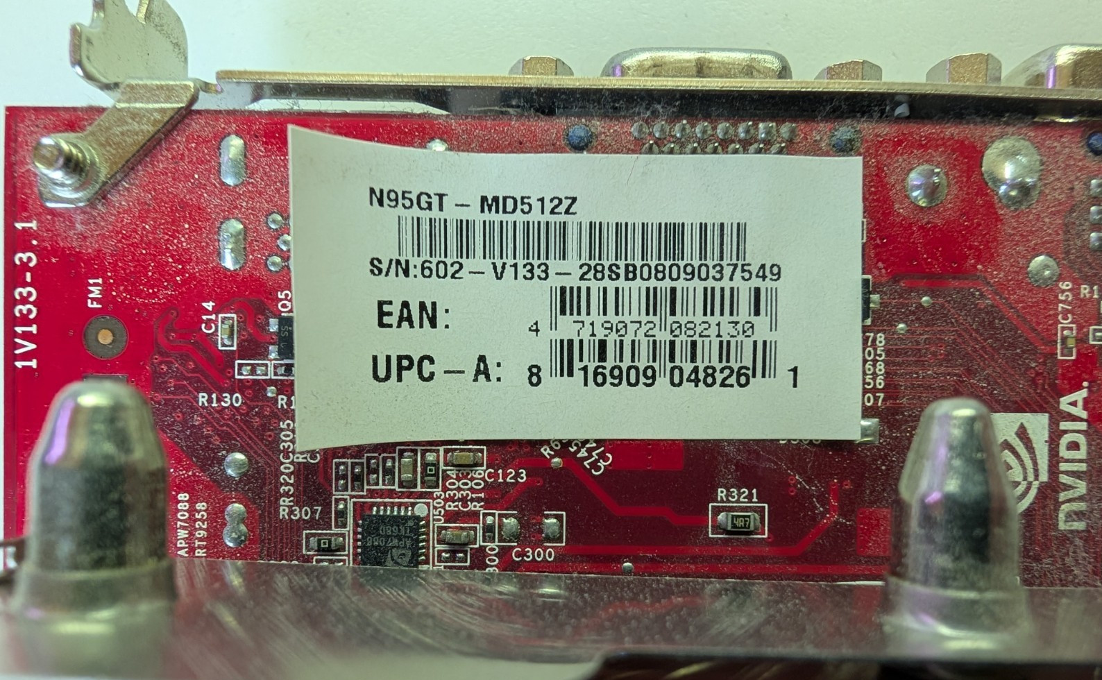 Nvidia N9500GT Graphics/Video Card MSI N9500GT-MD512Z w/ 512MB VGA DVI HDMI
