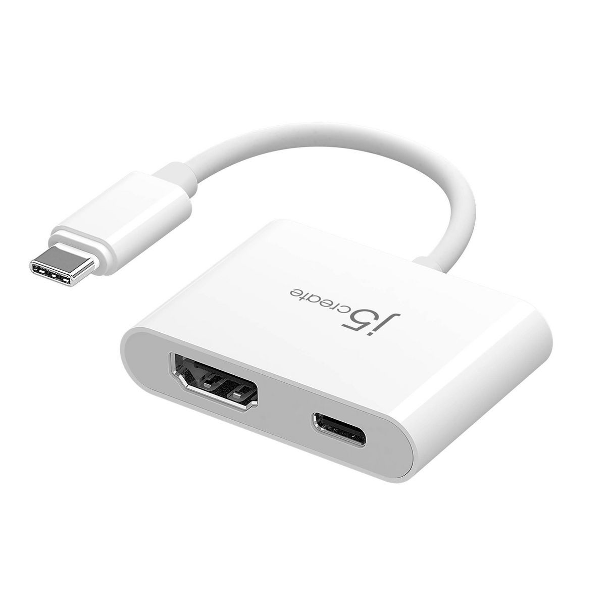 j5create USB-C to 4K HDMI with Power Delivery Adapter -3.23ft Male-To-Female Con
