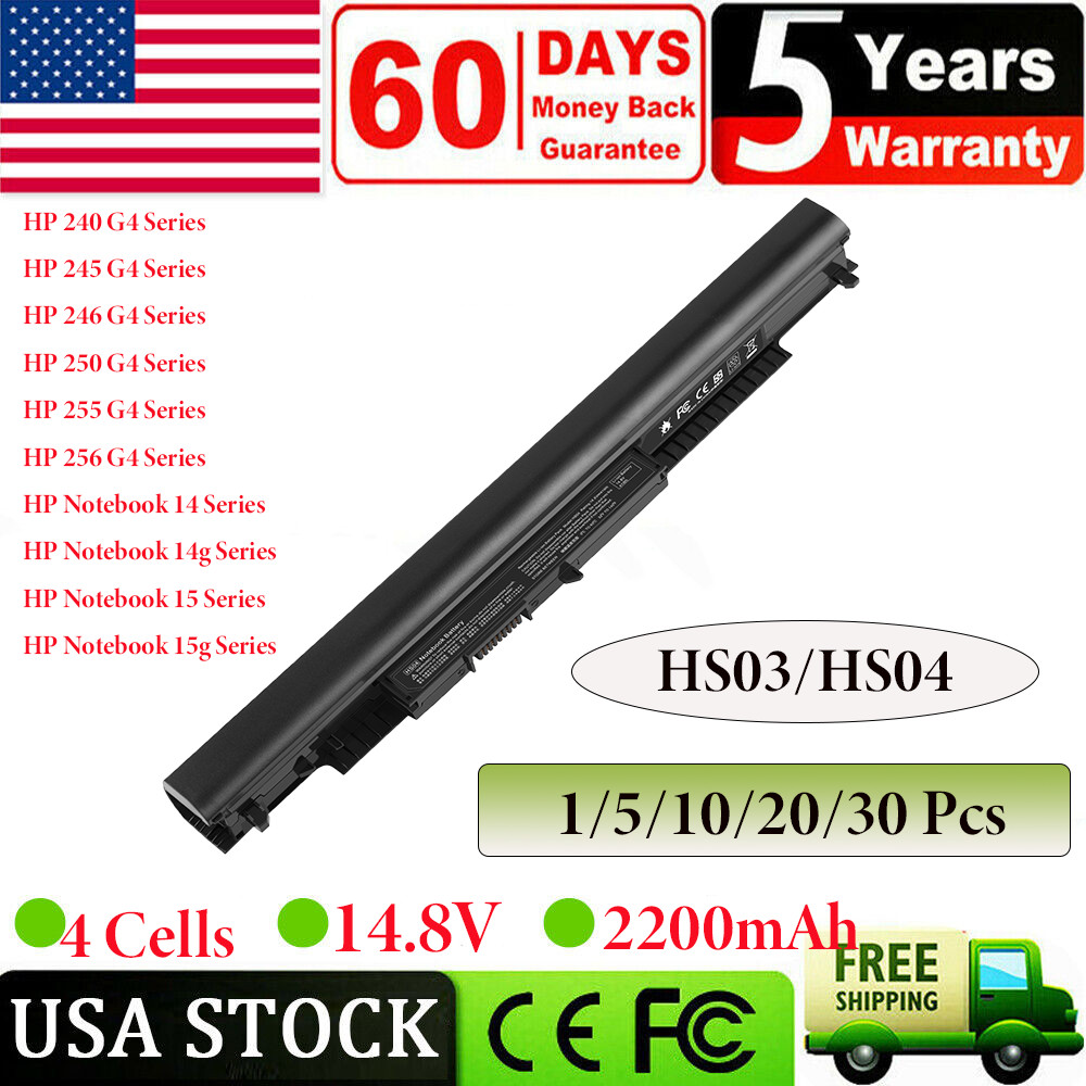 Lot HS04 HS03 Battery For HP 240 15g 807956-001 807957-001 807612-421 HSTNN-LB6U