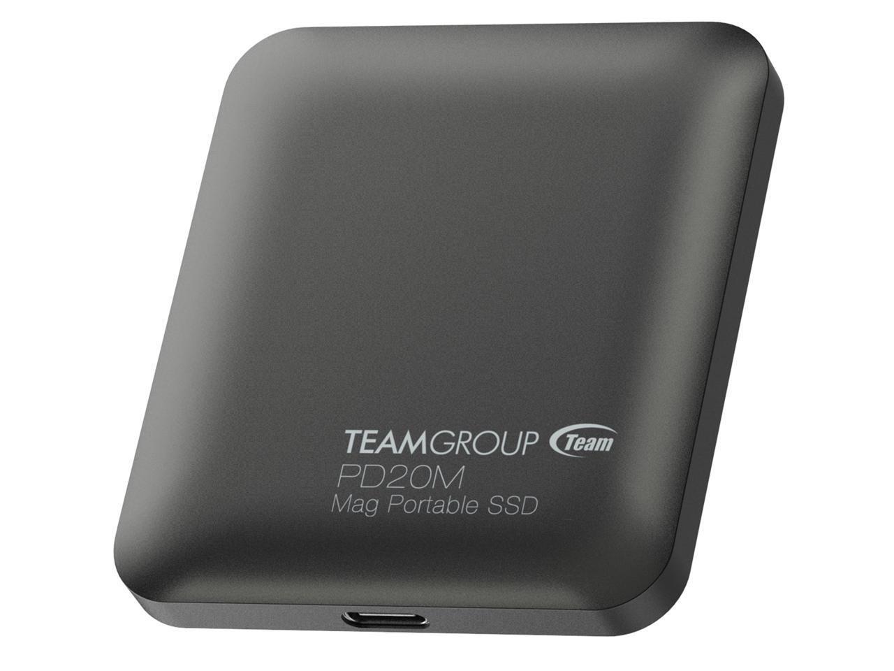 Team Group PD20M 2TB Mag Portable SSD, Up to 2000MB/s, USB3.2 Gen 2 Titanium Gra