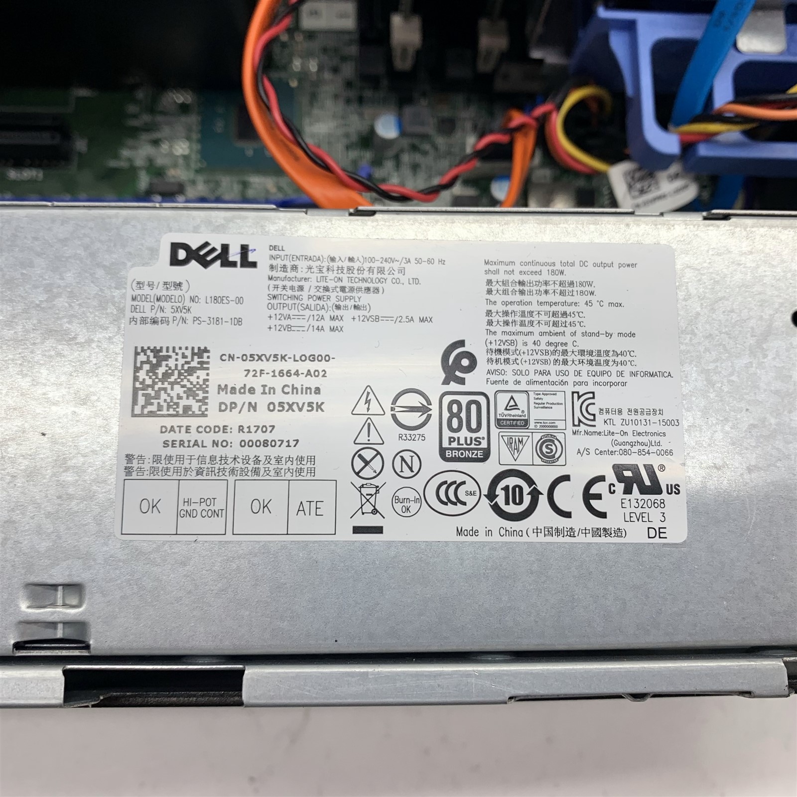Dell OptiPlex 7040 SFF i7-6700 3.40GHz 8GB 250GB V-NAND SSD 870 EVO Win10 Pro PC