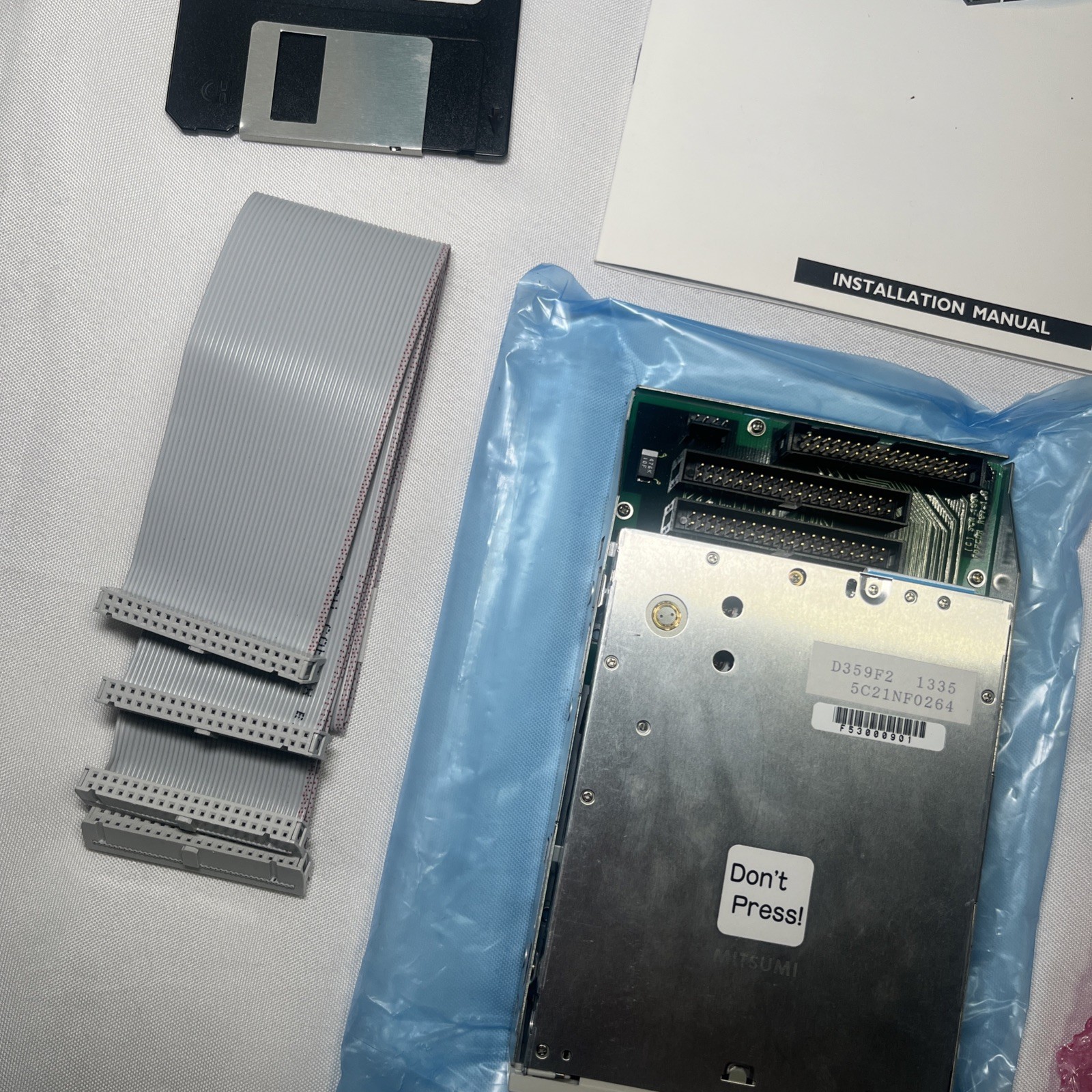 NOS Precision Instruments Mitsumi Vintage Combo PCMCIA & 3.5″ Floppy Drive 1995