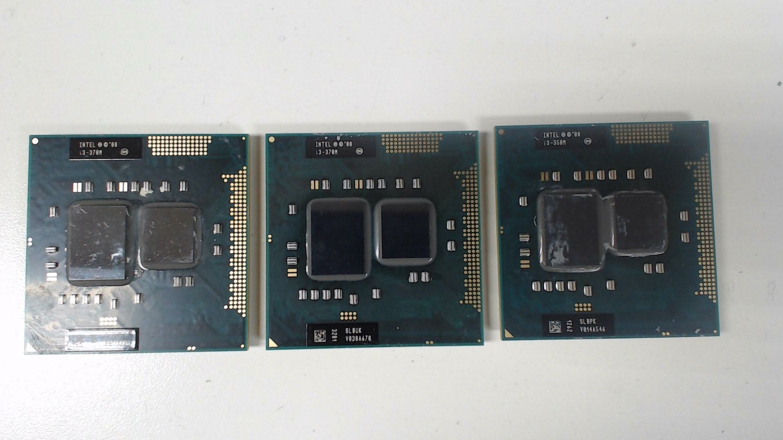 Lot of 3: SLBUK Intel Core i3-370M 2.4GHz Processor Socket G1 CPU OEM