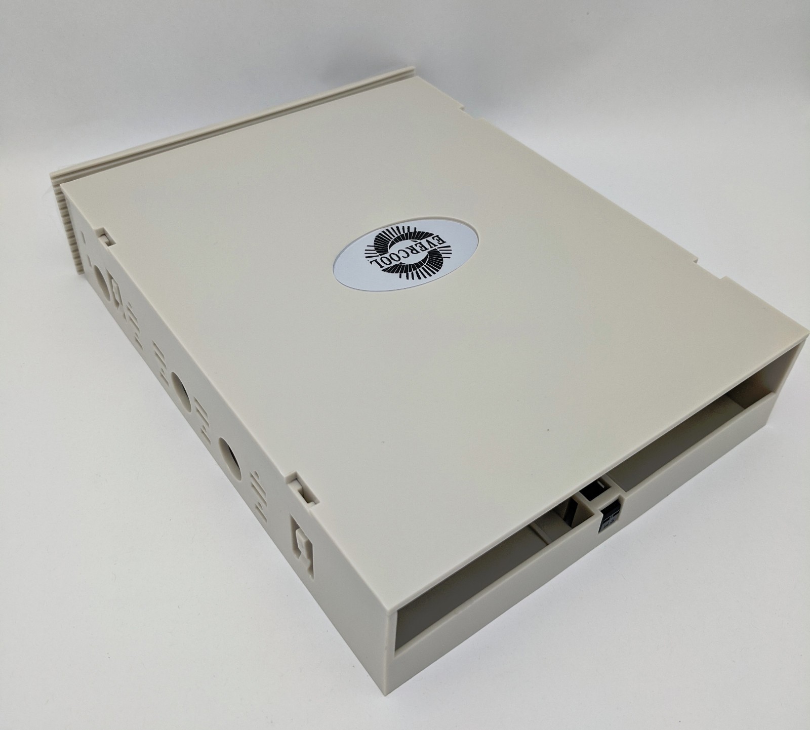 NEW Beige Computer 5.25″ Drive Bay Storage Drawer Box Tray for DVD/Blu-Ray disc