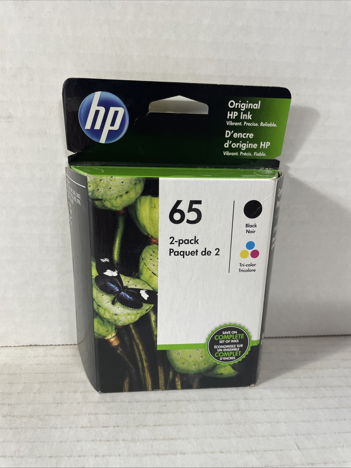 HP 65 (T0A36AN) Black & Tri-color Original Ink Cartridges EXP 05/2020