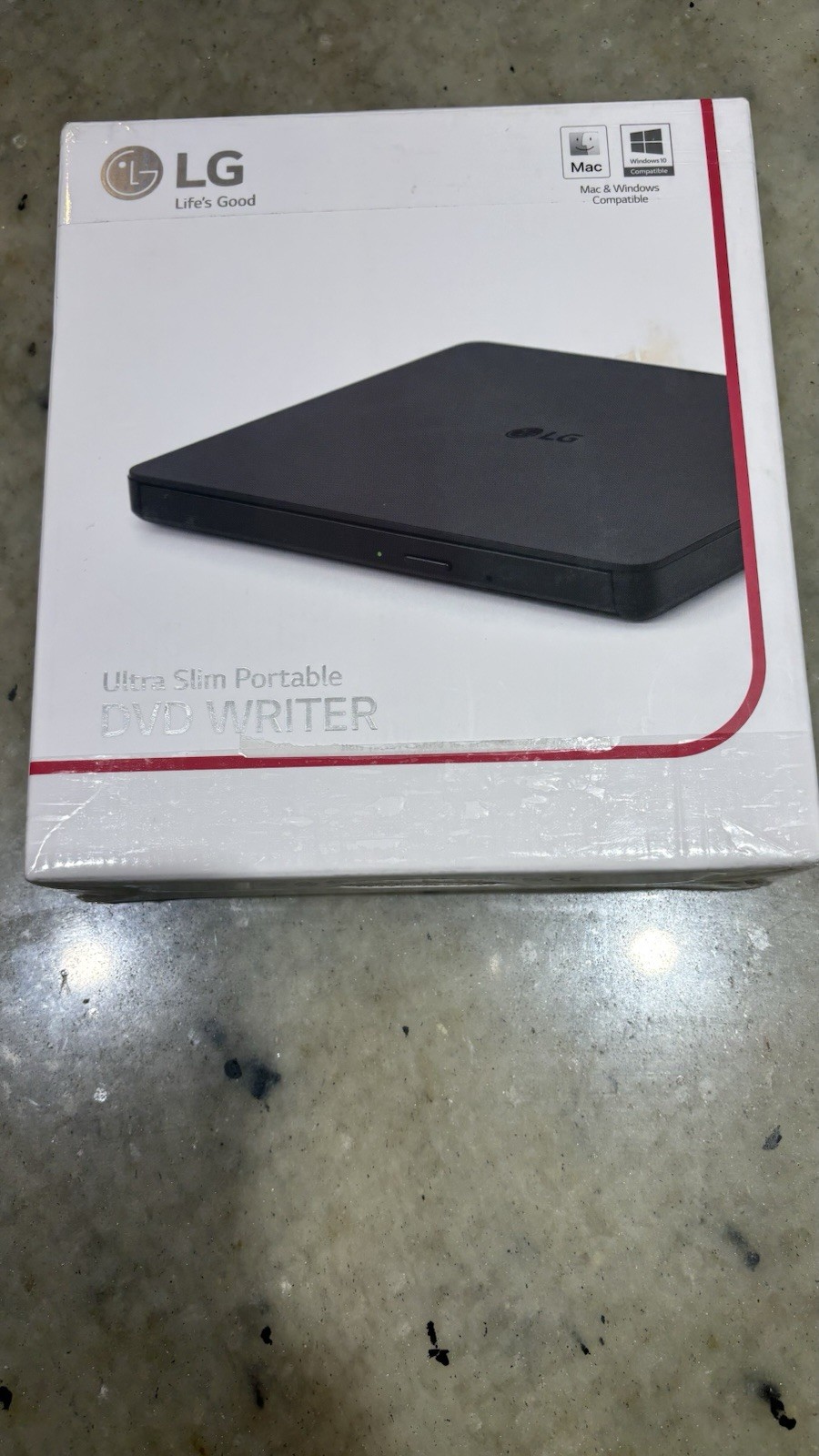 LG Ultra Slim Portable DVD Writer External Drive – Mac & Windows Compatible