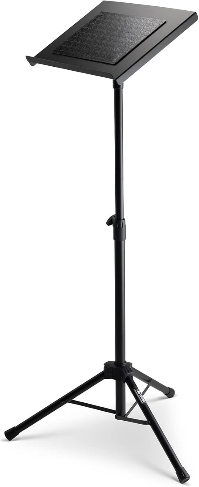 LPT7000 Deluxe Laptop Stand, Adjustable Height and Tilt, Metal Construction, Bla