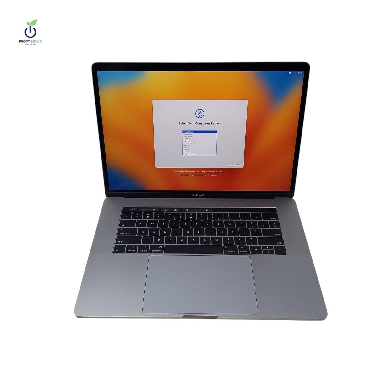 Apple MacBook Pro 15″ A1707 i7-7820HQ 16GB 512GB Ventura