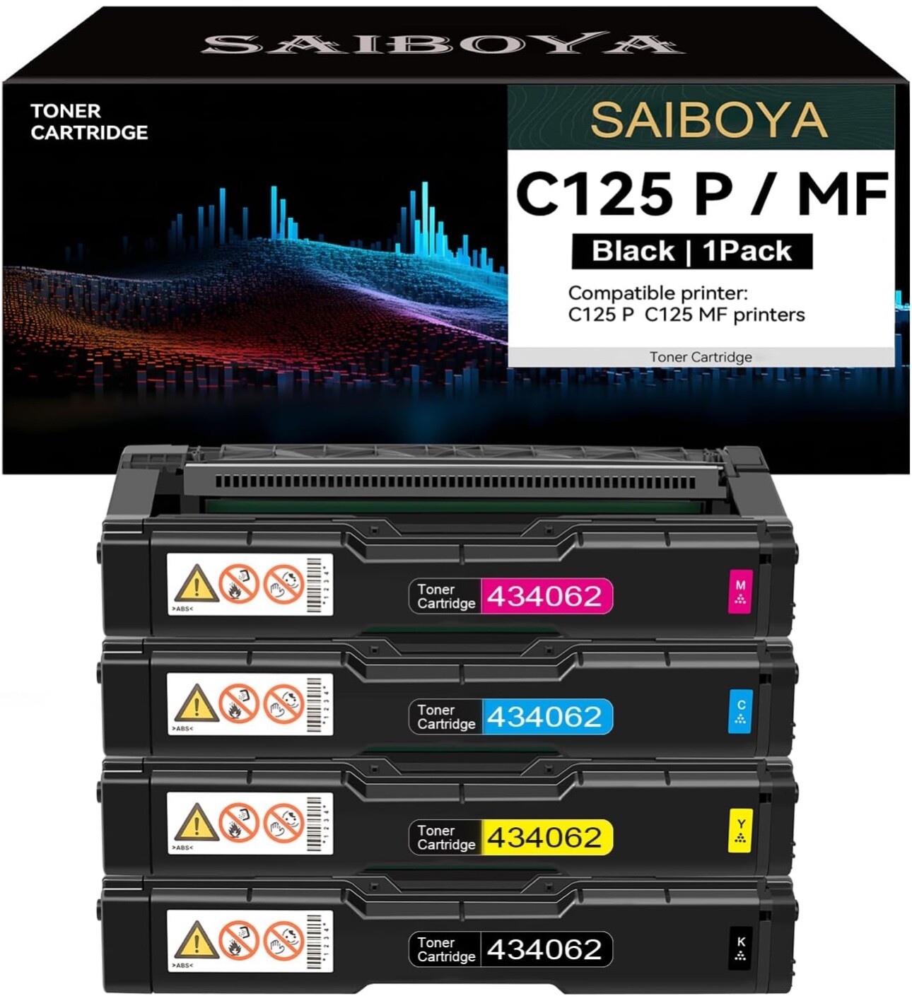 C125 P & C125MF Toner Cartridges Compatible C125 P & C125 MF Laser Printer 43406