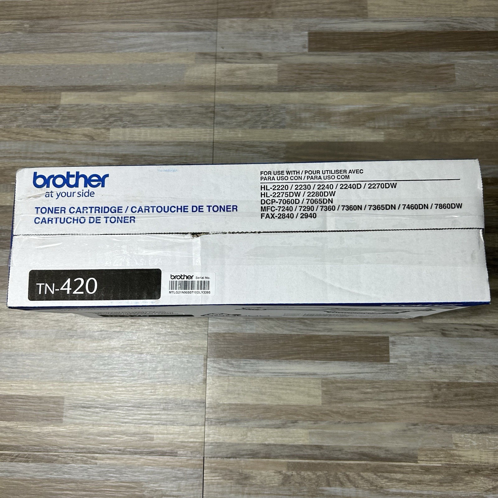 NEW Brother TN-420 Black Toner Cartridge 012502626763 Genuine New OEM Sealed Box