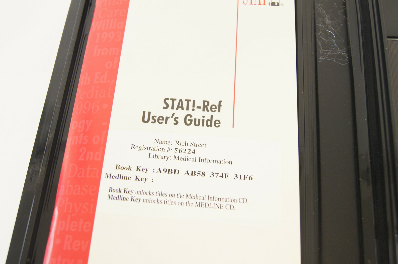 Stat-Ref Starter Plus Package Medical CD-Rom Collection PC Teton Data Demo