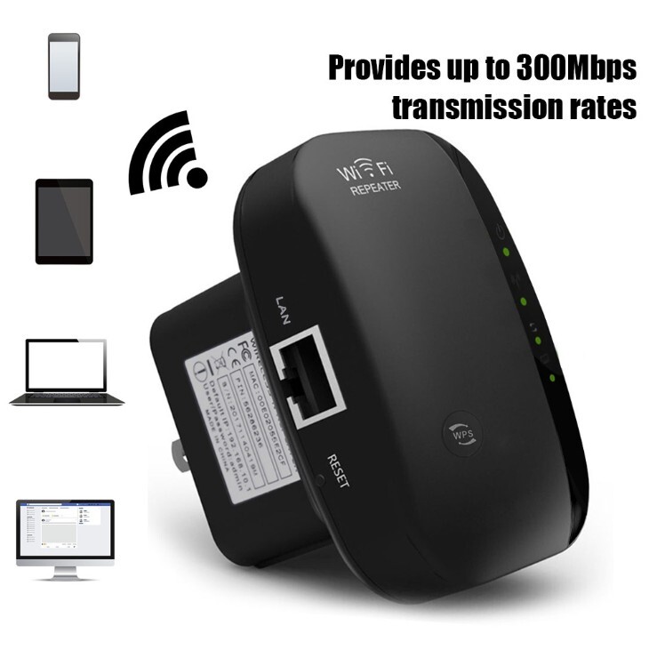 New Black or White Wifi Repeater Wifi Signal Amplifier for Home