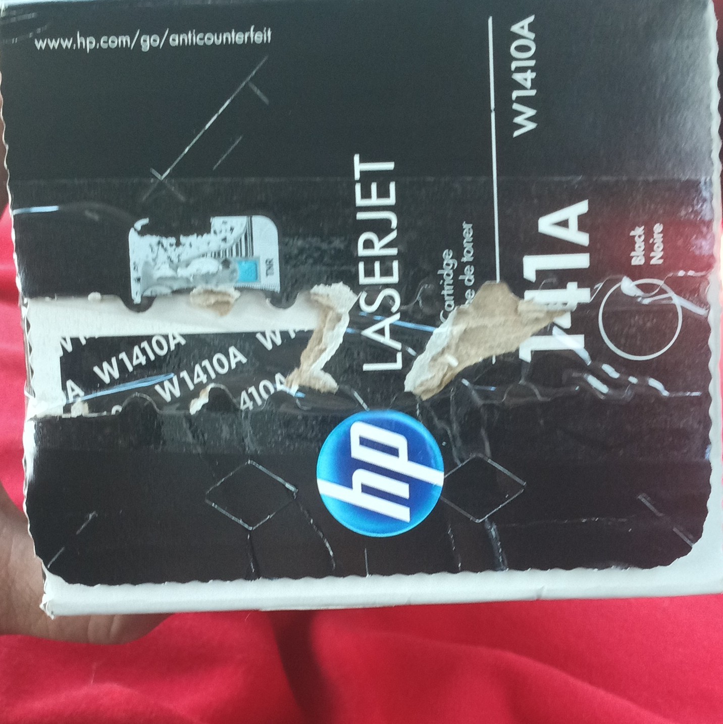 HP 141A OEM Black Toner W1410A Genuine New Open Box Sealed Cartridge