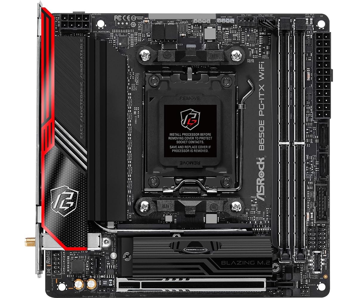 ASRock B650E PG-ITX WiFi AMD Ryzen 7000 Series CPU Compatible (Soket AM5) B650