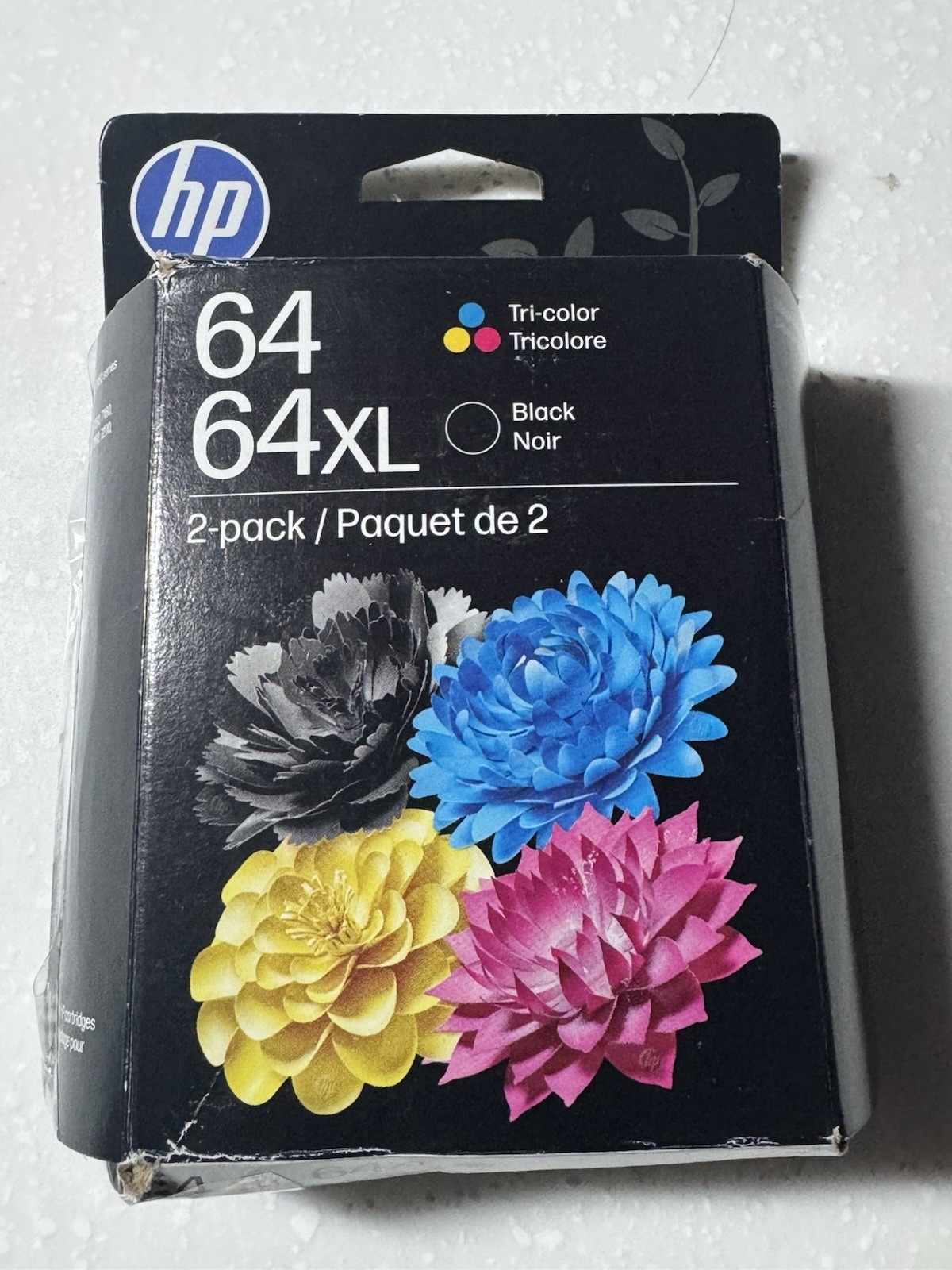 HP 64XL Black & Tricolor Combo Ink Cartridges X4D93BN Exp 1/28 Factory