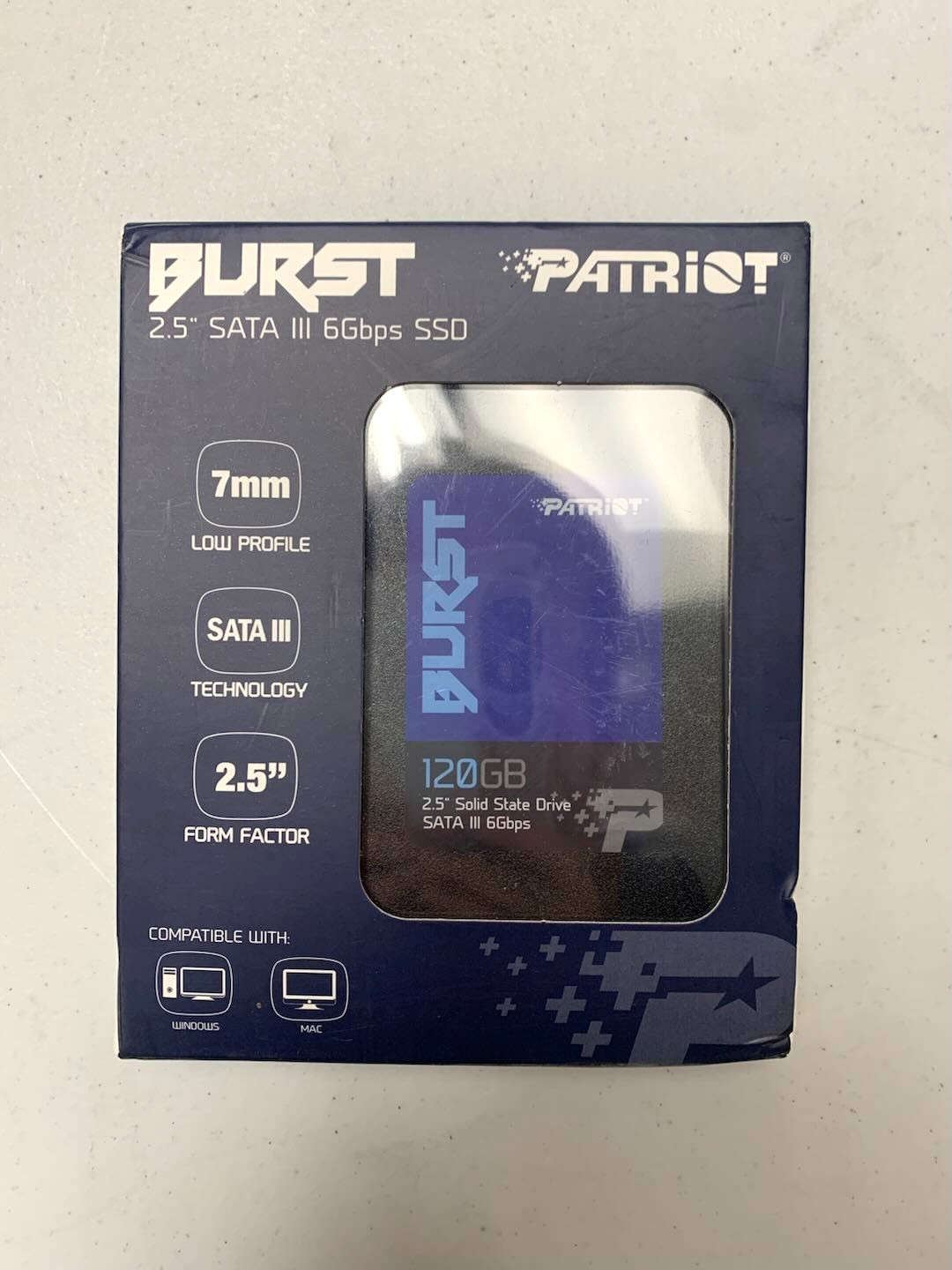 Patriot Burst 2.5″ 120GB SATA III Solid State Drive