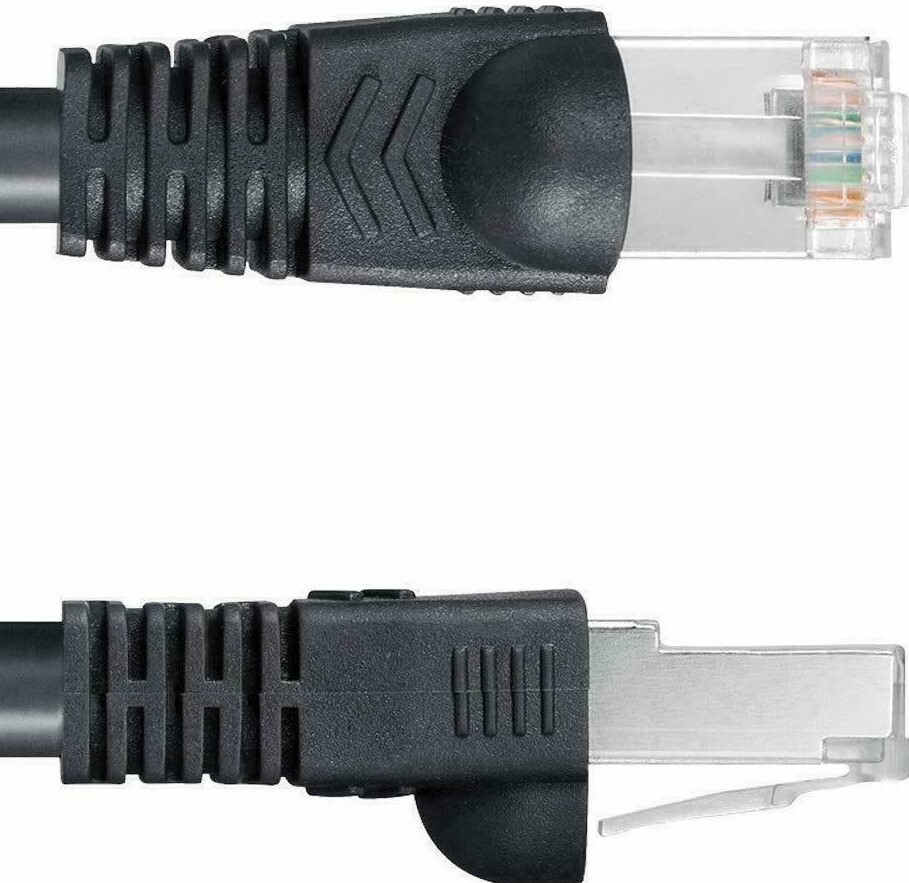 50’FT CAT6A 23AWG 10G OUTDOOR Solid Bare Copper Direct Burial SHIELDED CABLE