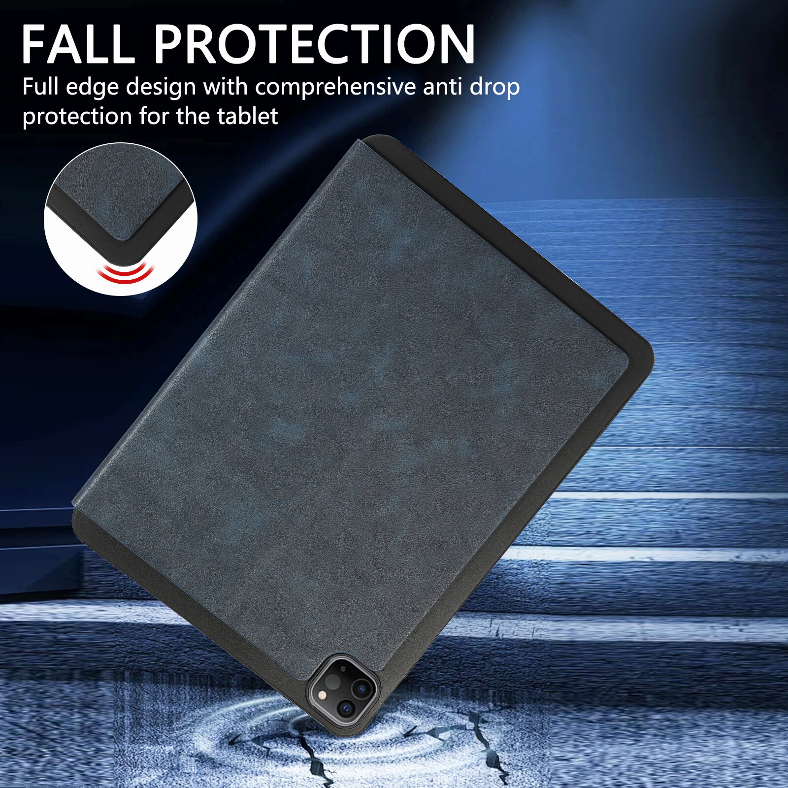 For iPad 5th/6th7th/8th/9th Generation Air 11in Pro 11in Leather Flip Case Cover