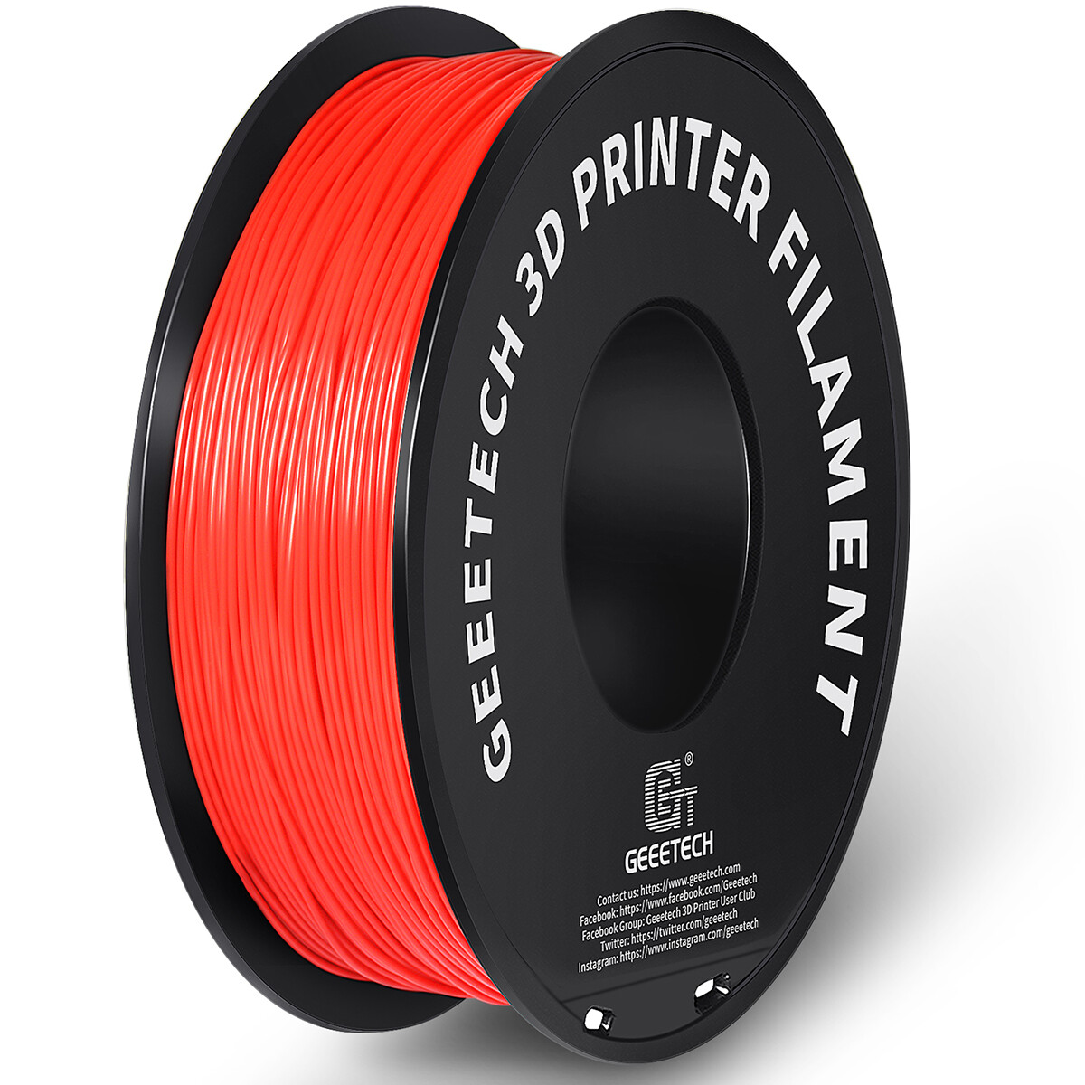 Geeetech Regular PLA Filament Red 1.75mm 1kg/Spool 3D Printer PLA Consumables