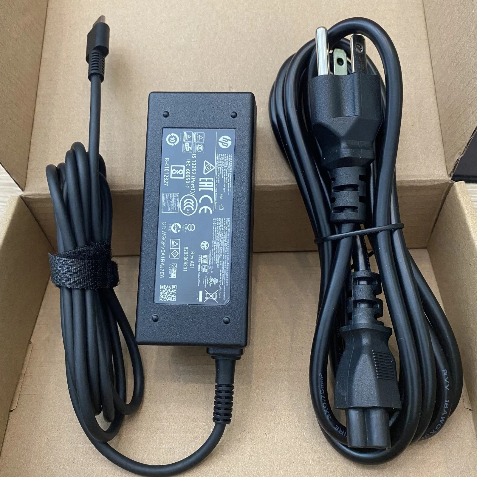Genuine 45W USB-C Type-C Adapter Charger For HP Chromebook 934739-850 L43407-001