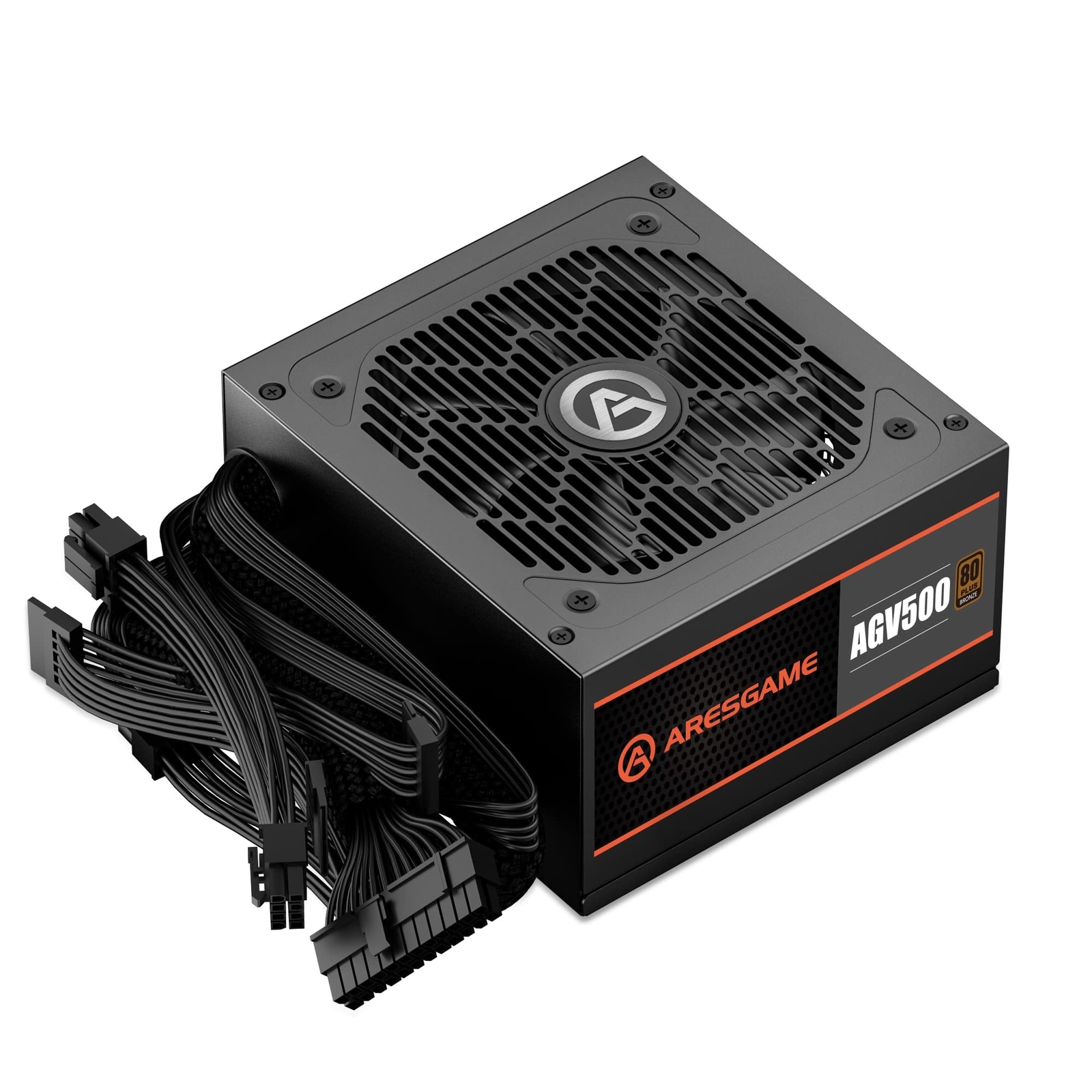 AGV Series 500W Power Supply, 80 Plus Bronze Certified, Non Modular Power Sup…
