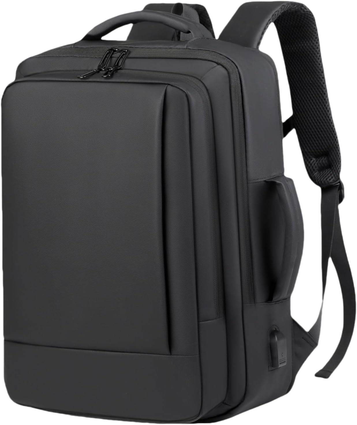 Expandable 17″ Laptop Backpack, USB, Water-Resistant, Carry-on