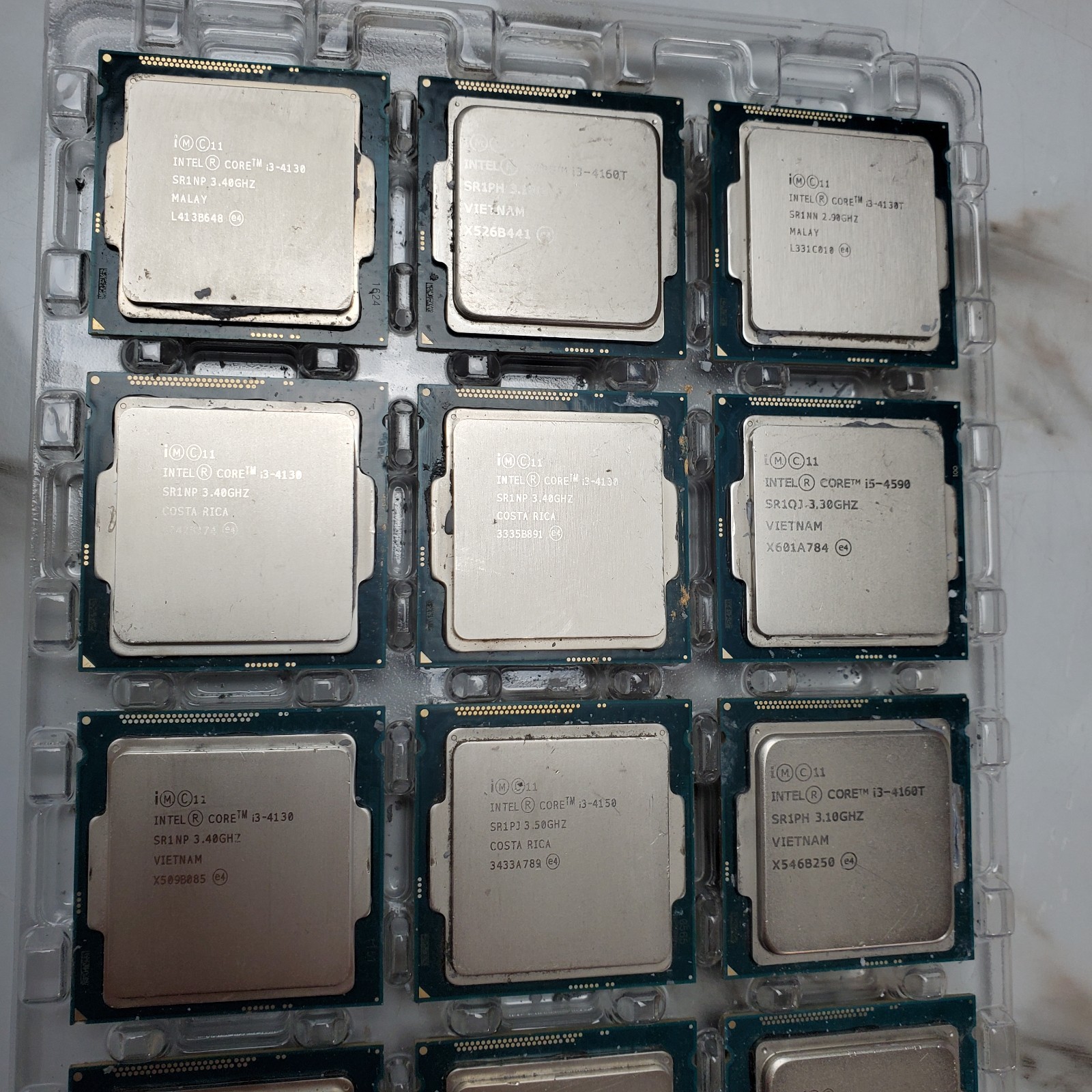 (Lot of 118) Intel 4th Gen Core i3 i5 i7 Desktop CPUs – Mixed Processor Lot READ