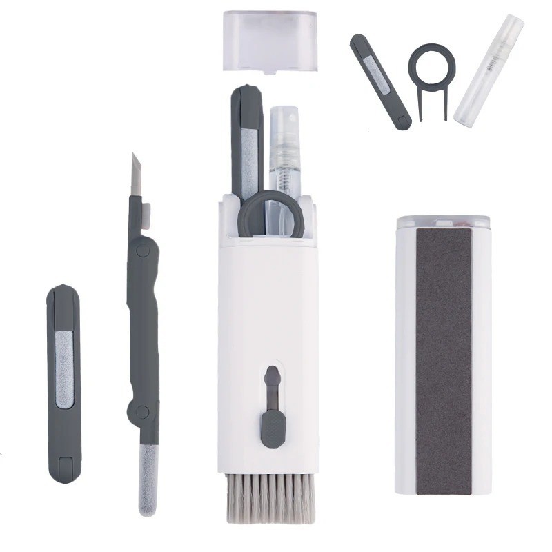 7-in-1 Keyboard Cleaner Kit Earbud Cleaning Pen Brush Keycap Puller Tool