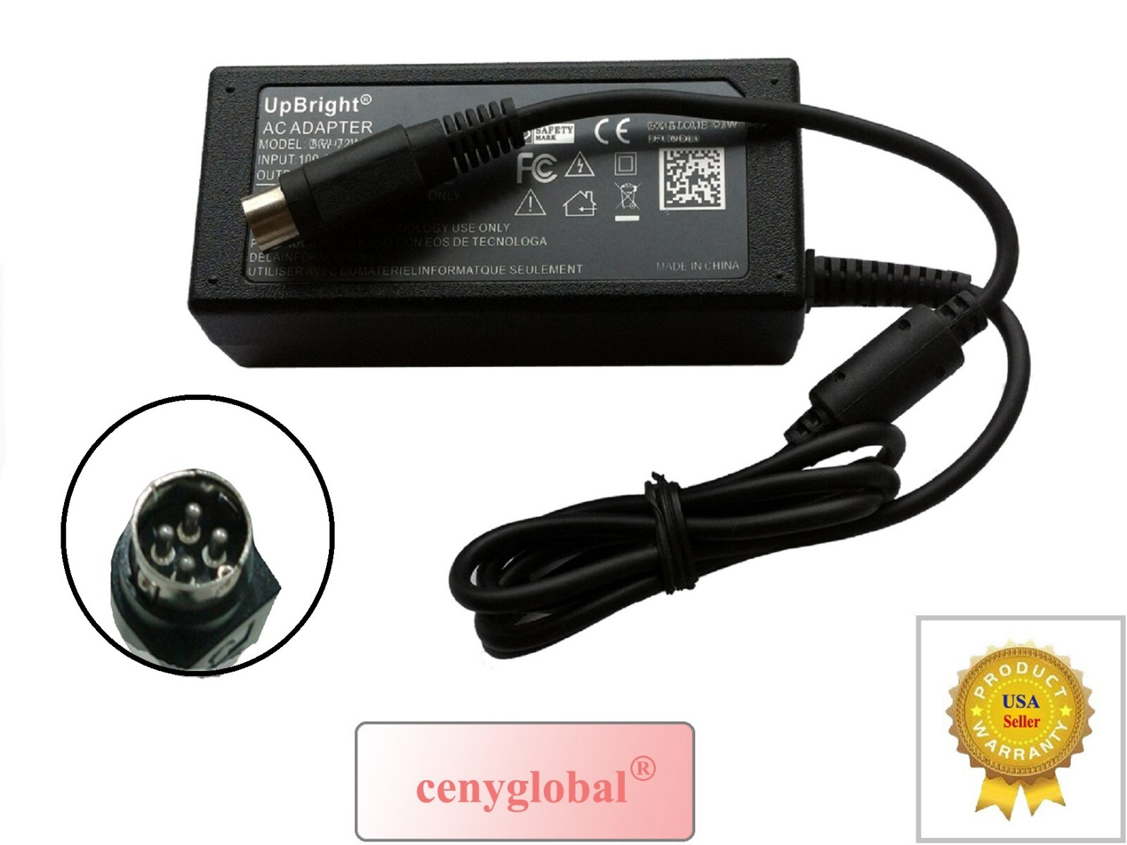 NEW 4Pin AC Adapter For Vantec NexStar3 3.5” USB 3.0 External Hard Power Supply