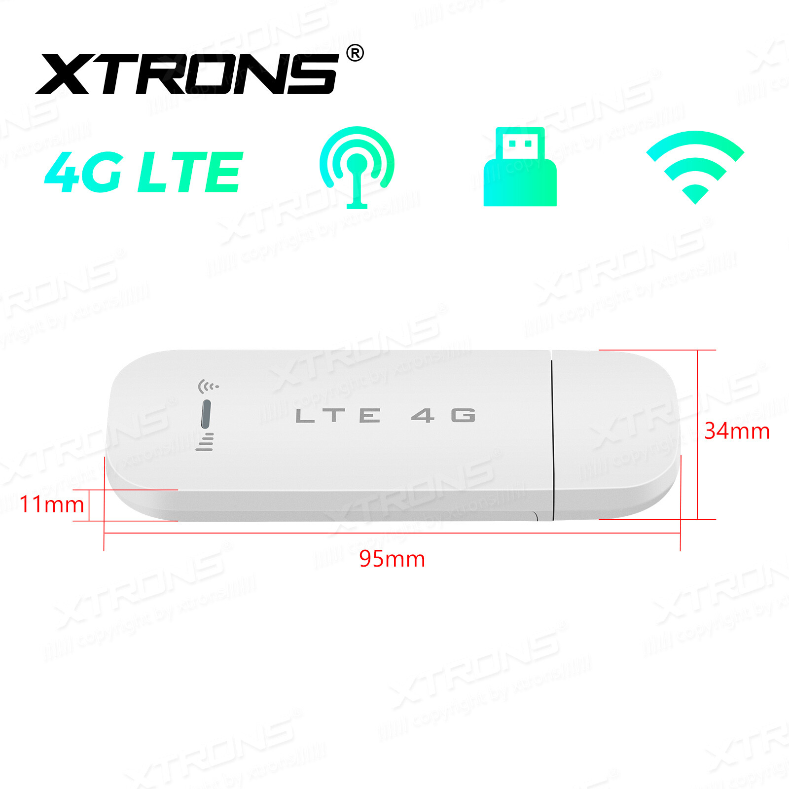 4G LTE USB Dongle For Android Stereo Modem Wireless Router Mobile Broadband WIFI