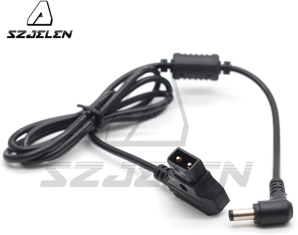 Lightweight 6FT D-Tap to DC 5.5X2.5mm Power Cable – Ideal for V-Mount Batteries