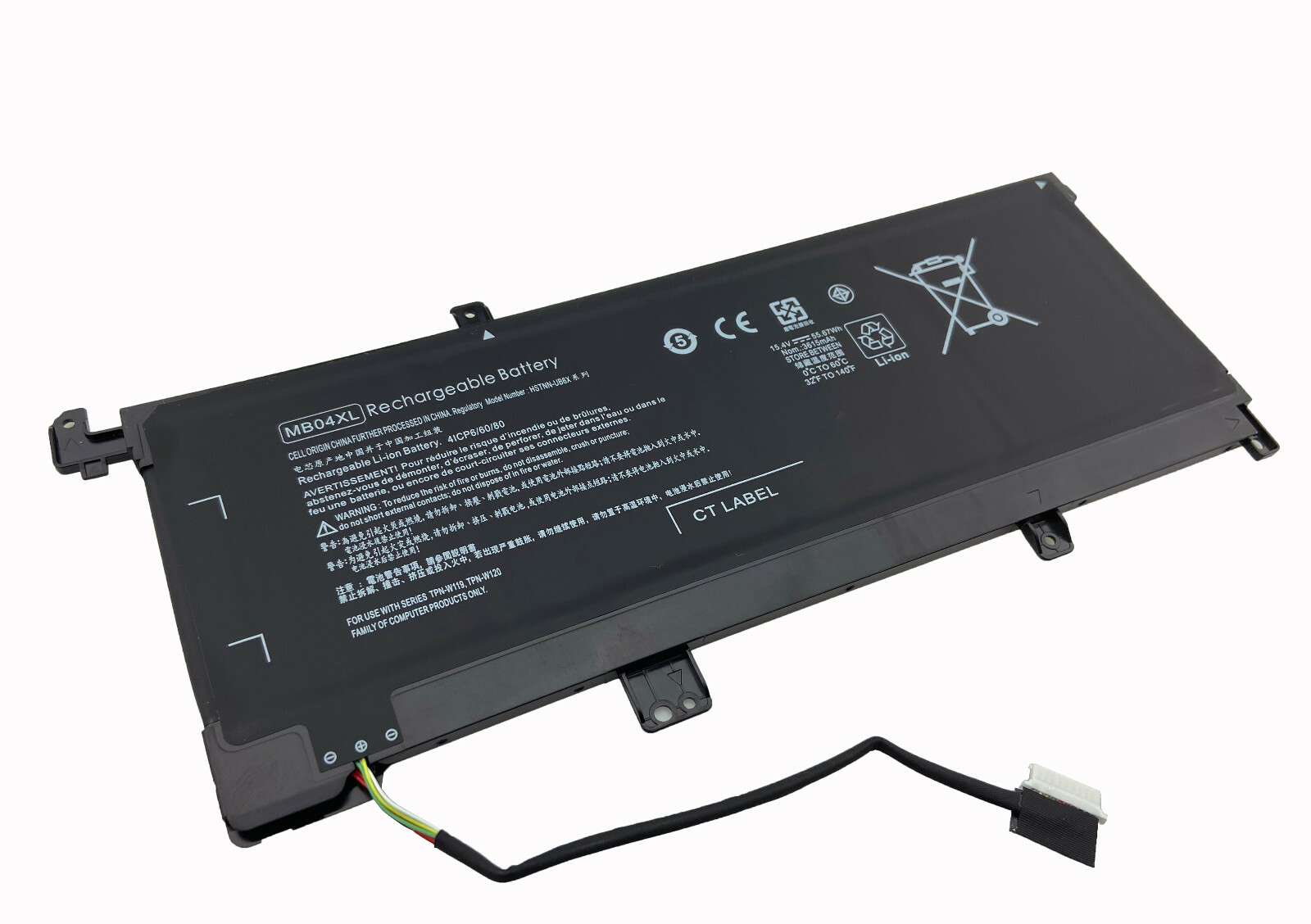 55.67Wh Battery For HP Envy 15-aq118ca 15-aq123ca 15-aq155nr TPN-W119 TPN-W120