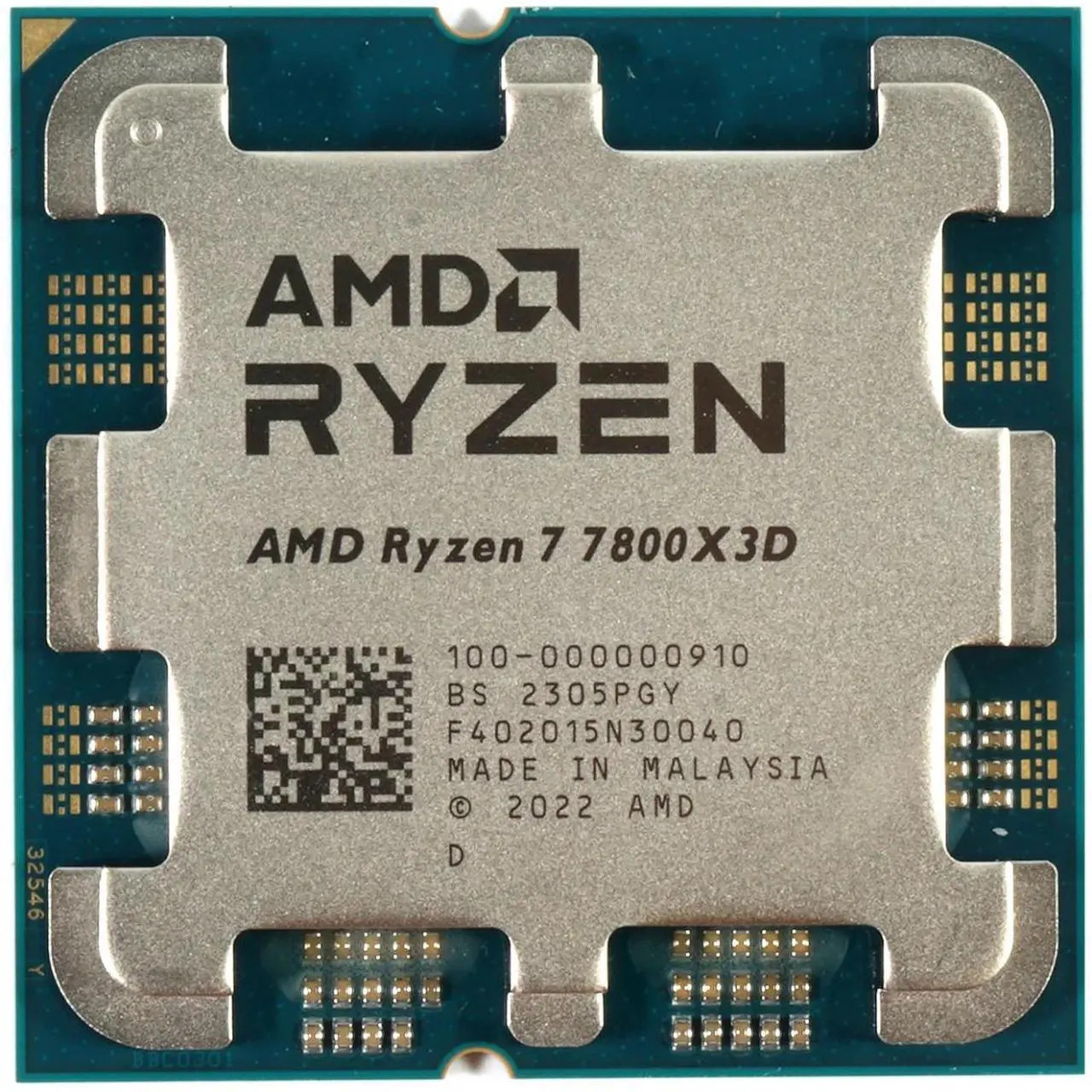 AMD Ryzen 7 7800X3D 100-00000910 – Ryzen 7 7000 Series Processor No Cooler