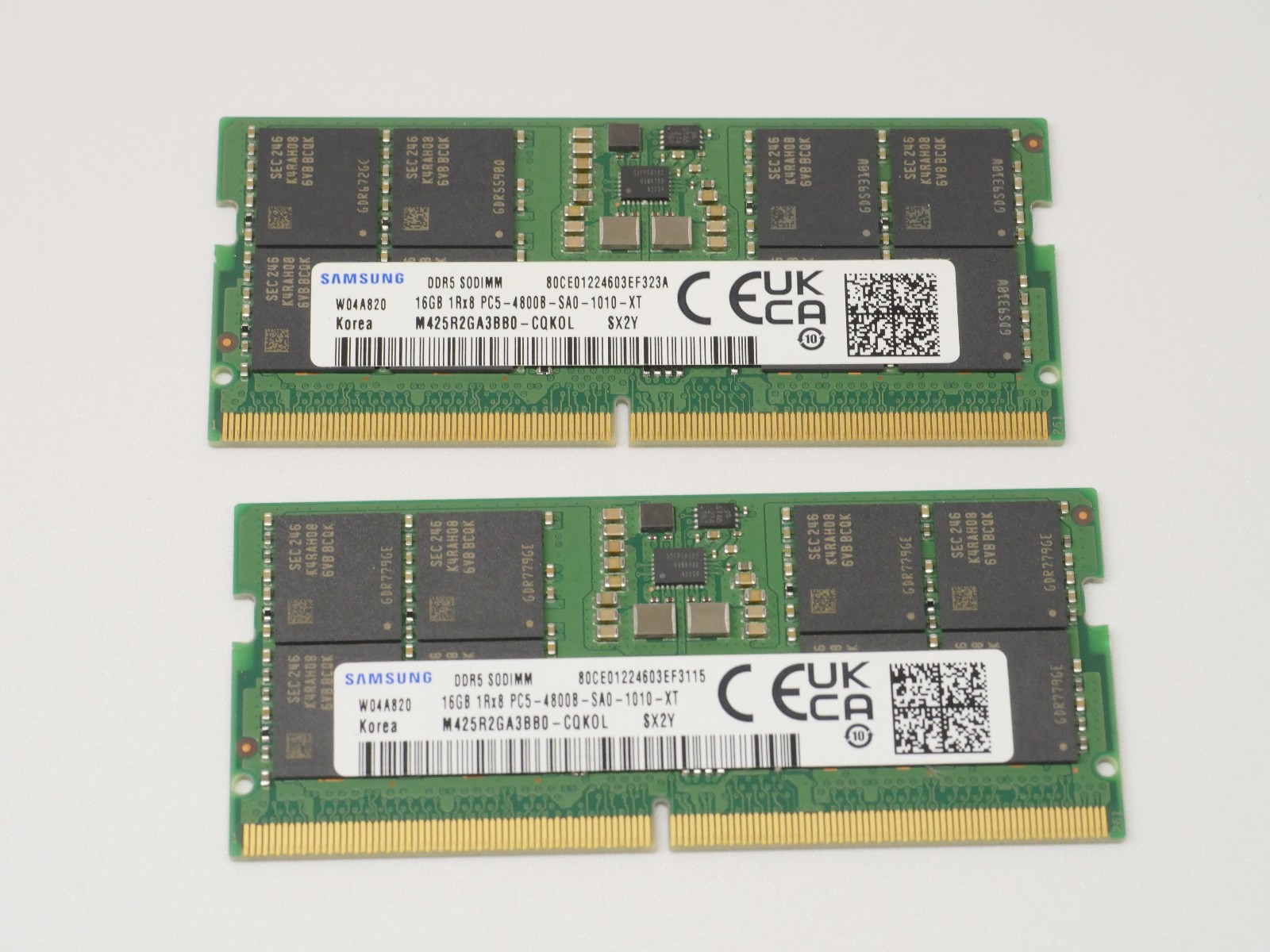 Samsung 32GB (2x16GB) DDR5-4800 SO-DIMM PC5-4800B HP: M97596-001